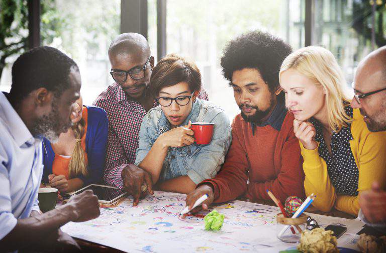 People Meeting Social Communication Connection Teamwork Concept