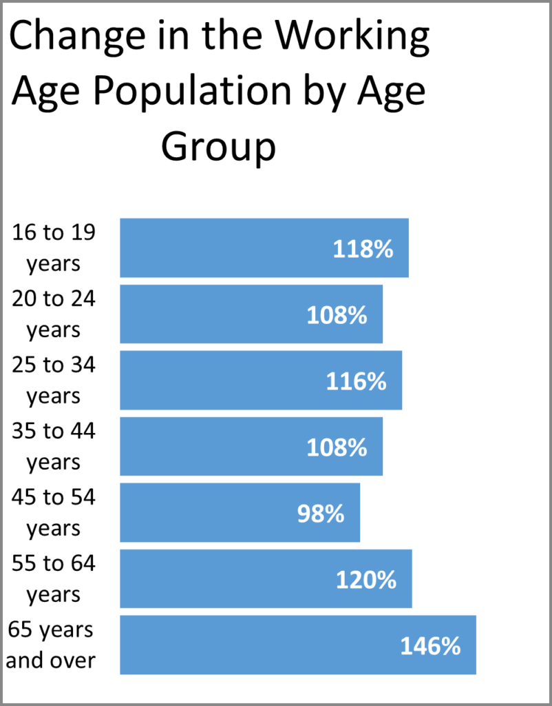 Used but Useful_Change in the Working Age Population by Age Group