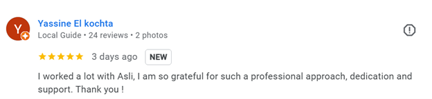 FLR 238-YEK Google Review